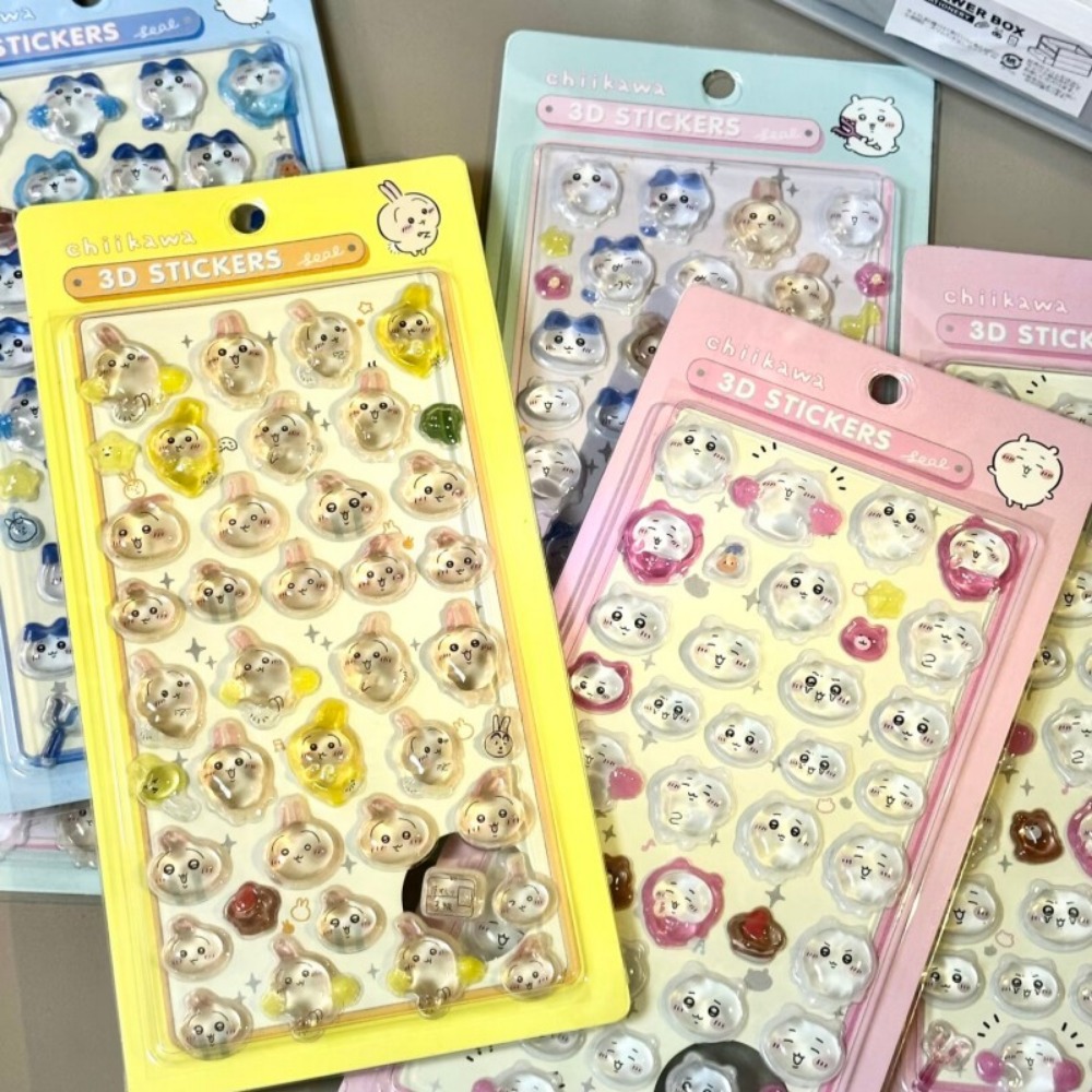 สติกเกอร์นูนลายชิคคาวะ 3 มิติ  - Art Craft Stationery บทวิจารณ์และราคา