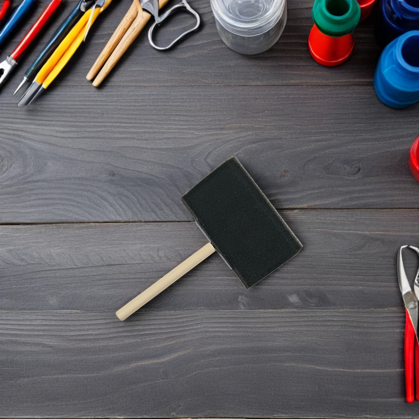 แปรงฟองน้ำสำหรับทาสี 30 ชิ้น ด - Art And Craft With Paint บทวิจารณ์และราคา