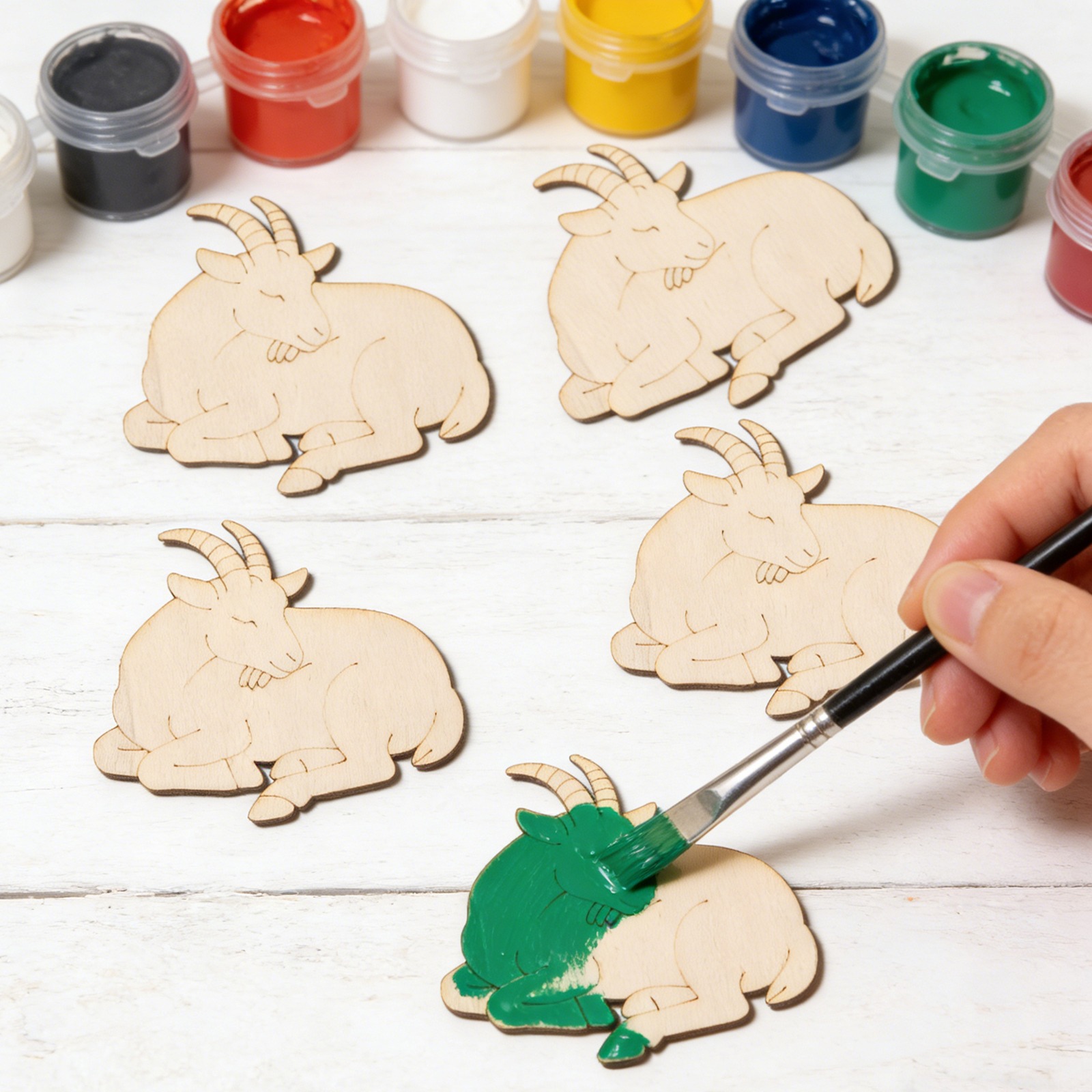 ชุดงานฝีมือไม้แกะสลักรูปแกะ 10 - Art Craft And บทวิจารณ์และราคา