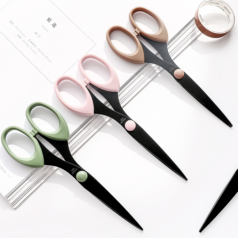 1-5 ชิ้น กรรไกรสีโมรันดี ใบมีด - Art Craft Stationery บทวิจารณ์และราคา