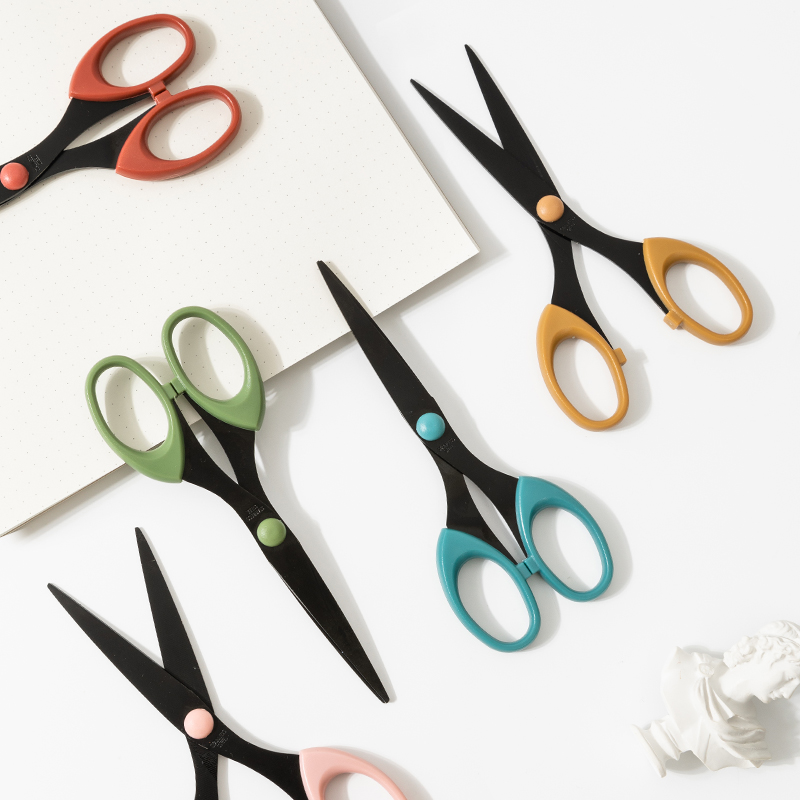 1-5 ชิ้น กรรไกรสีโมรันดี ใบมีด - Art Craft Stationery บทวิจารณ์และราคา