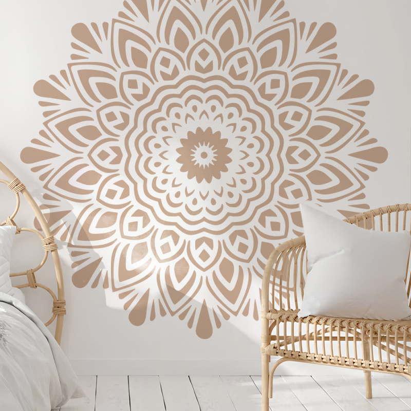 ลายฉลุภาพแมนดาลาขนาดใหญ่ เส้นผ - Art Craft Furniture บทวิจารณ์และราคา